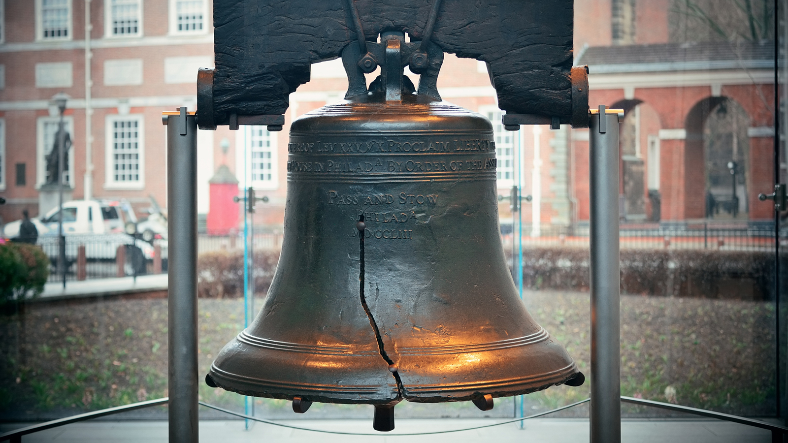 The Famed Bell In Liberty Bell Center